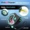 Pink Power 25ft Blue Tape Measure - Small Measuring Tape Measure for Tool Kit with Retractable Blade and Lock Button - Small Tape Measure - Heavy Duty Lightweight Easy to Read Measurement Tape